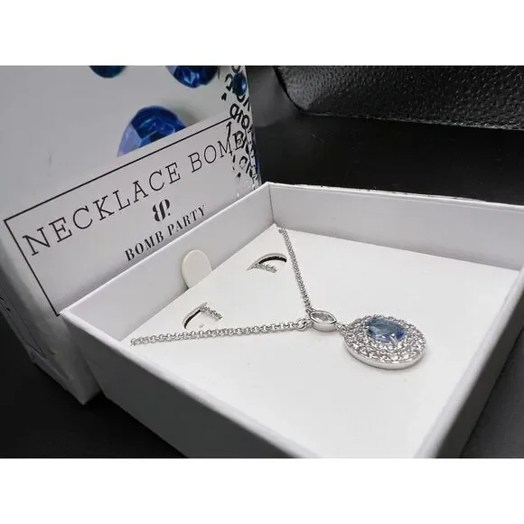 Bomb Party Crystal Necklace - Picture 4 of 4